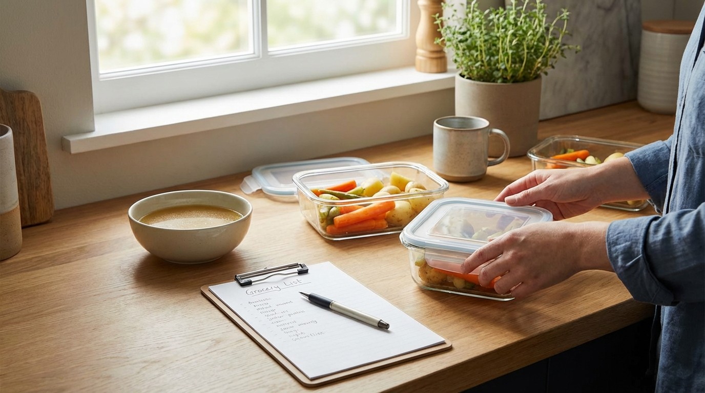 7-Day UC Flare Meal Plan + Grocery List (Printable)