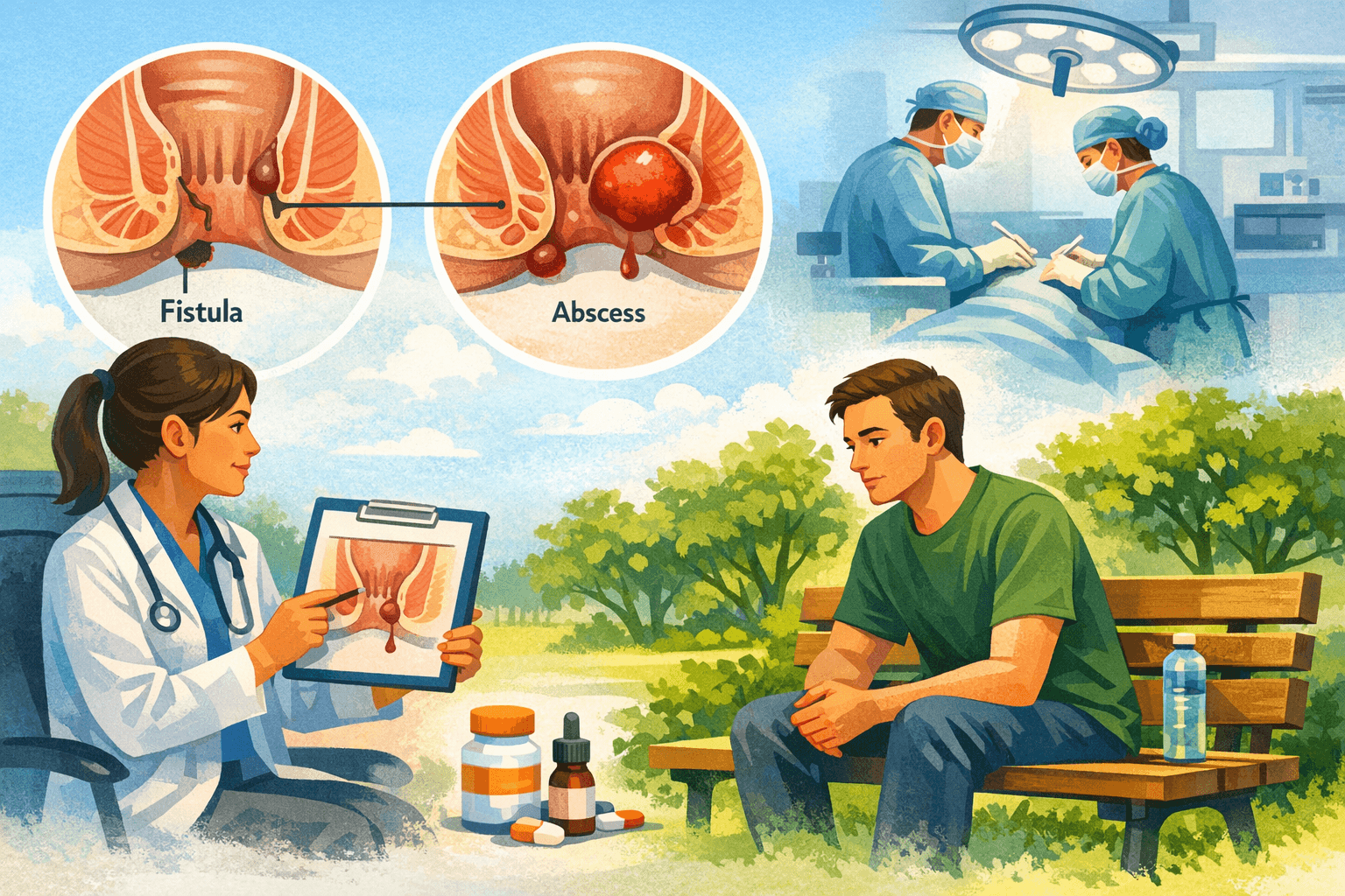 Perianal Crohn’s (Fistulas, Abscesses, Skin Tags)
